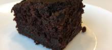 gluten-free wacky depression era chocolate cake