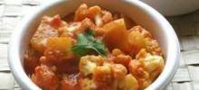 Gobi Aloo (ndian Style Cauliflower with Potatoes)