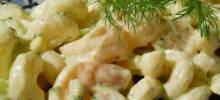 Grandma Bellows' Lemony Shrimp Macaroni Salad with Herbs