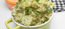 Green Rice with Green Chiles