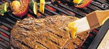 Grilled Beef Sirloin & Farmer's Market Skewers
