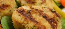 Grilled Garlic Parmesan Crusted Scallops