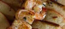 Grilled Shrimp and Apple Skewers