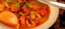 healthy veggie minestrone soup