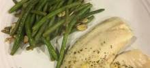 Herb Crusted Tilapia with Garlic Butter