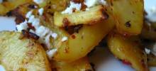 Herbed Greek Roasted Potatoes with Feta Cheese