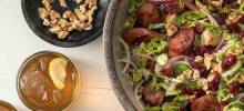 hillshire farm&#174; smoked sausage and brussels sprout salad