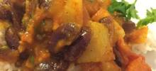 Kashmiri-Style Kidney Beans with Turnips