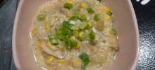 leftover grilled salmon chowder