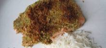 Lemon and Mint Crusted Salmon