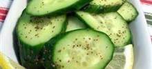 lemony cucumbers