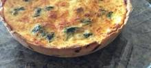 Light and Fluffy Spinach Quiche