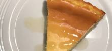 mango cheesecake with sweet ginger crust