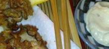 Marvel's Japanese Fried Oysters (Kaki Fuh-rai) with Lemony Tartar Sauce