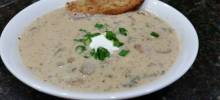 Mushroom and Chicken with Sour Cream Soup