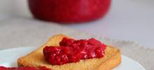 no-sugar raspberry jam