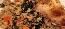Okra, Chicken and Rice Casserole