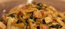 Orzo with Chicken and Artichokes