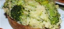 Parmesan and Broccoli Stuffed Potatoes