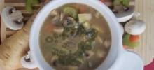 parsnip and mushroom soup