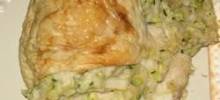 passover zucchini-stuffed chicken