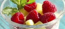 Pineapple-Raspberry Parfaits
