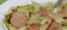 Polish Link Sausage and Cabbage