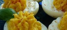 Potato Salad Deviled Eggs