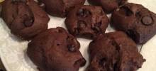puffy chocolaty chip cookies