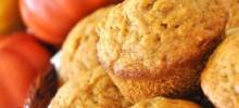 Pumpkin Wheat Honey Muffins