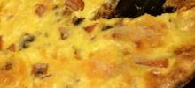 Quiche with Leeks, Mushrooms and Sweet Potatoes