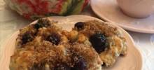 quick 'n easy blueberry oat biscuits