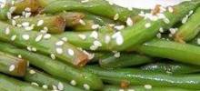 Quick Sesame Green Beans
