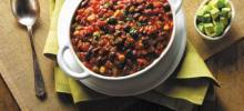 quinoa and black bean chili from goya&#174;