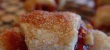 raspberry and apricot rugelach