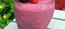 raspberry blackberry smoothie