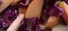 Red Cabbage and Apple Salad