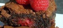 righteous raspberry brownies