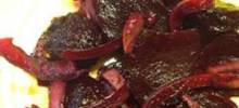 roasted and pickled beets