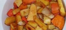 Roasted Root Vegetables With Apple Juice