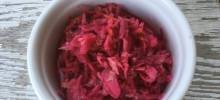 russian cabbage and beet salad