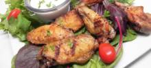 salt and pepper grilled chicken wings