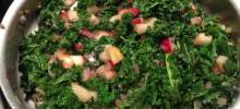 Sauteed Kale with Apples