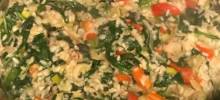 Shrimp, Leek and Spinach Risotto