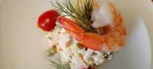 simple crab and shrimp salad
