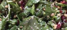 Simple Cranberry Spinach Salad
