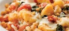 Skillet Gnocchi with Chard & White Beans