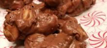 slow cooker chocolate-covered nuts