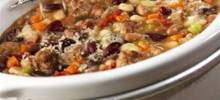 Slow Cooker Hearty Mixed Bean Stew with Sausage
