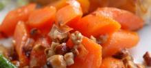 spectacular marsala glazed carrots with hazelnuts